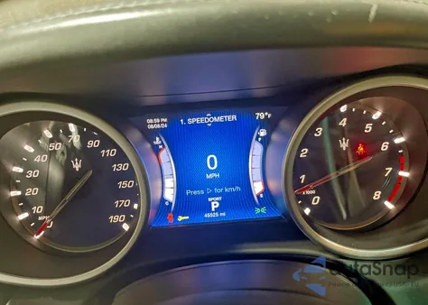 2014 Maserati Ghibli S z USA, uszkodzony, nr VIN ZAM57RTA9E1112724